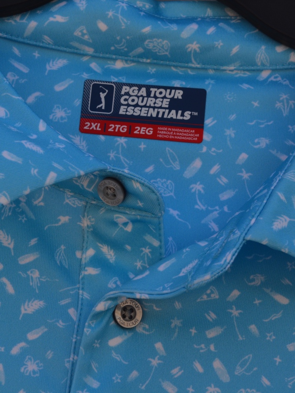 Golf Shirt PGA TOUR ESSENTIALS  SZ 2XL--NWT